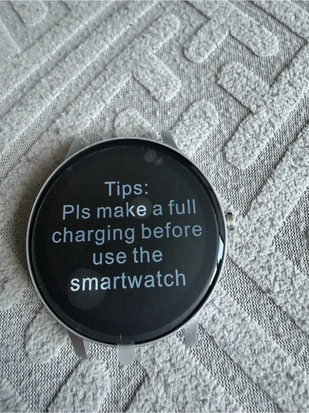 Silver Stainless Steel Mesh Smartwatch